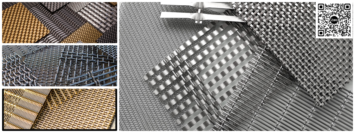 Woven Wire Mesh - Lưới Đan - Lưới Inox - Lưới Kim Loại